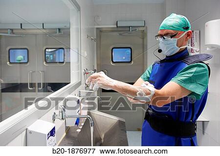 Surgical Scrub, Handwashing, Operating Room, Surgery, Hospital Donostia, San Sebastian, Gipuzkoa, Basque Country, Spain View Large Photo Image Stock Photo - Surgical Scrub, Handwashing, Operating Room, Surgery, Hospital Donostia, San Sebastian, Gipuzkoa, Basque Country, Spain. Fotosearch