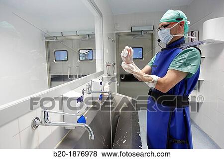 Surgical Scrub, Handwashing, Operating Room, Surgery, Hospital Donostia, San Sebastian, Gipuzkoa, Basque Country, Spain View Large Photo Image Stock Photo - Surgical Scrub, Handwashing, Operating Room, Surgery, Hospital Donostia, San Sebastian, Gipuzkoa, Basque Country, Spain. Fotosearch