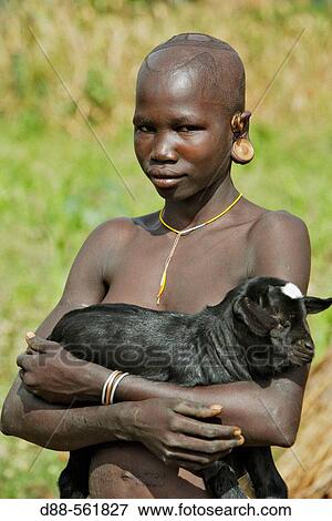 Surma girl. Near Kibish. Ethiopia. View Large Photo Image Stock Photo - Surma girl. Near Kibish. Ethiopia.. Fotosearch