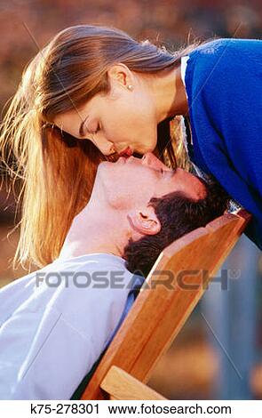 surprise kiss View Large Photo Image Stock Image - surprise kiss. Fotosearch