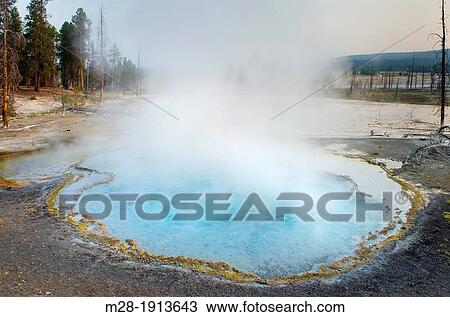 Surprise Pool, Yellowstone National Park View Large Photo Image Stock Image - Surprise Pool, Yellowstone National Park. Fotosearch
