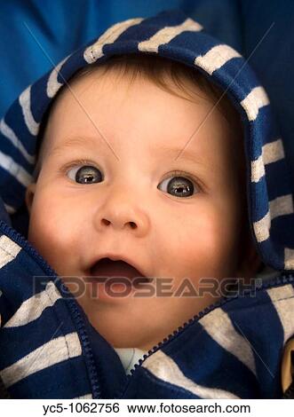 Surprised baby View Large Photo Image Stock Photograph - Surprised baby. Fotosearch