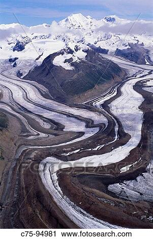 Susitna Glacier, Alaska range. Alaska, USA View Large Photo Image Stock Image - Susitna Glacier, Alaska range. Alaska, USA. Fotosearch