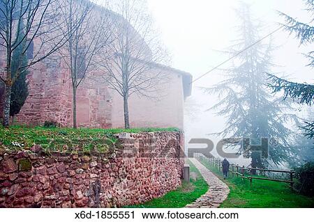 Stock Image - Suso monastery, San Millan de la Cogolla, La Rioja. Fotosearch