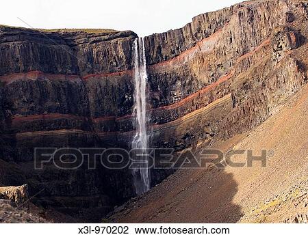 Svartifoss waterfall Skaftafell National Park Iceland View Large Photo Image Stock Image - Svartifoss waterfall Skaftafell National Park Iceland. Fotosearch