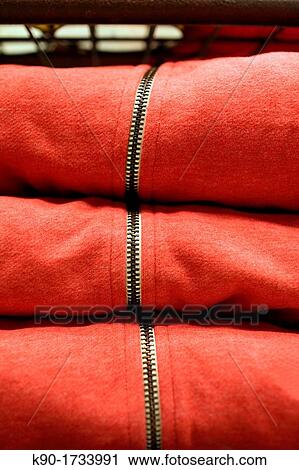 Stock Image - Sweater, Zipper, Shop, Jakarta, Indonesia, Asia. Fotosearch
