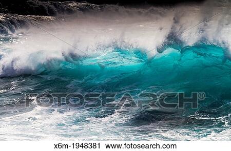 Stock Image - Swell. Punta de Teno. Tenerife, Canary Islands, Spain.. Fotosearch