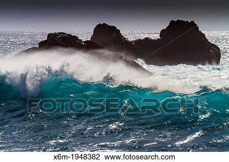 Swell. Punta de Teno. Tenerife, Canary Islands, Spain. View Large Photo Image Stock Image - Swell. Punta de Teno. Tenerife, Canary Islands, Spain.. Fotosearch