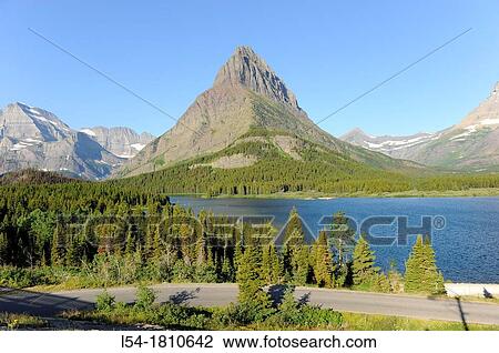 Swiftcurrent Lake Glacier National Park Montana MT US View Large Photo Image Stock Image - Swiftcurrent Lake Glacier National Park Montana MT US. Fotosearch