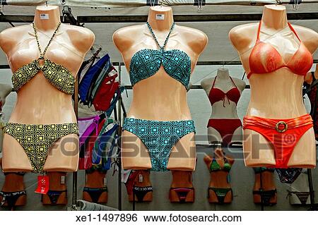 Stock Photograph - swimwear, mannequins.. Fotosearch