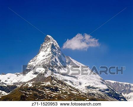 Switzerland, Zermatt, the Matterhorn View Large Photo Image Stock Image - Switzerland, Zermatt, the Matterhorn. Fotosearch
