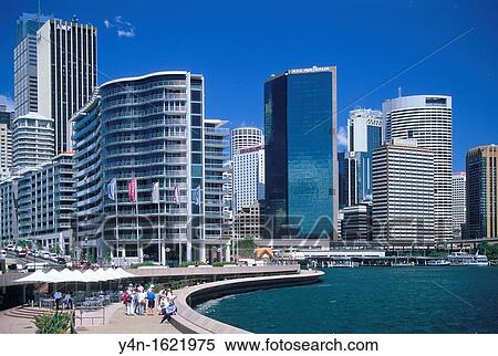Stock Photography - Sydney Cove and the Skyscrapers of the City. Fotosearch