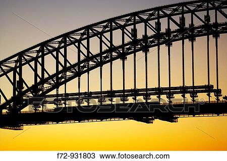 Sydney Harbour Bridge at Dawn View Large Photo Image Stock Image - Sydney Harbour Bridge at Dawn. Fotosearch