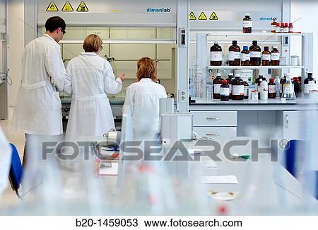 Synthesis lab, research laboratory, IkerChem research lab, design and synthesis of new chemical entities with therapeutic applications in oncology, discovery and development of novel drugs for the treatment of cancer View Large Photo Image Stock Image - Synthesis lab, research laboratory, IkerChem research lab, design and synthesis of new chemical entities with therapeutic applications in oncology, discovery and development of novel drugs for the treatment of cancer. Fotosearch