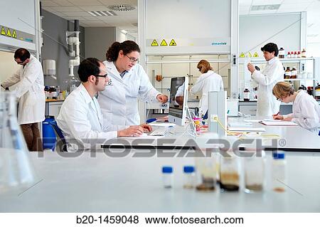 Synthesis lab, research laboratory, IkerChem research lab, design and synthesis of new chemical entities with therapeutic applications in oncology, discovery and development of novel drugs for the treatment of cancer View Large Photo Image Stock Photo - Synthesis lab, research laboratory, IkerChem research lab, design and synthesis of new chemical entities with therapeutic applications in oncology, discovery and development of novel drugs for the treatment of cancer. Fotosearch