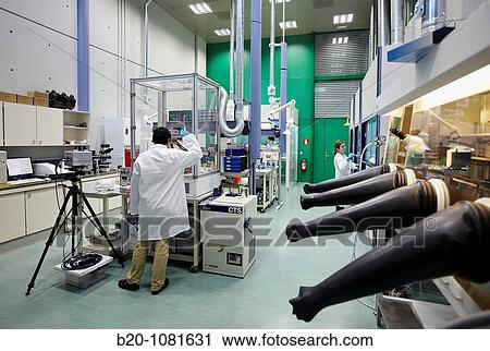 Stock Image - Synthesis Laboratory, CIC nanoGUNE Nanoscience Cooperative Research Center, Donostia, Gipuzkoa, Euskadi, Spain. Fotosearch