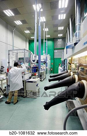 Stock Image - Synthesis Laboratory, CIC nanoGUNE Nanoscience Cooperative Research Center, Donostia, Gipuzkoa, Euskadi, Spain. Fotosearch