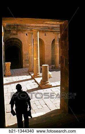 Syria, Hauran, Bosra, Bosra theatre View Large Photo Image Stock Image - Syria, Hauran, Bosra, Bosra theatre. Fotosearch