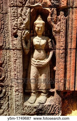 Ta Som, A small temple at Angkor, Cambodia, built at the end of the 12th century for King Jayavarman VII View Large Photo Image Stock Photo - Ta Som, A small temple at Angkor, Cambodia, built at the end of the 12th century for King Jayavarman VII. Fotosearch