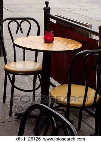 Table For Two - an outdoor table for two in Saratoga Springs, New York, USA View Large Photo Image Stock Photograph - Table For Two - an outdoor table for two in Saratoga Springs, New York, USA. Fotosearch