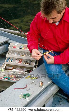 Tackle box with lures View Large Photo Image Stock Image - Tackle box with lures. Fotosearch