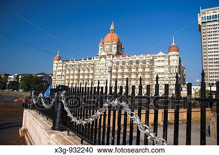Stock Image - Taj Mahal Hotel, Mumbai, Maharashtra, India. Fotosearch