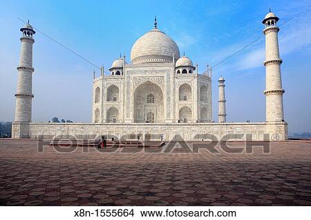 Picture - Taj Mahal, mausoleum 1630-1640s, Agra, India. Fotosearch