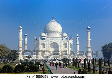 Taj Mahal, mausoleum 1630-1640s, Agra, India View Large Photo Image Stock Photo - Taj Mahal, mausoleum 1630-1640s, Agra, India. Fotosearch