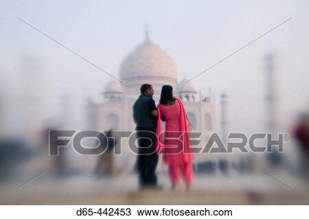 Taj Mahal. Pink Sari. Agra. Uttar Pradesh. India. View Large Photo Image Stock Image - Taj Mahal. Pink Sari. Agra. Uttar Pradesh. India.. Fotosearch