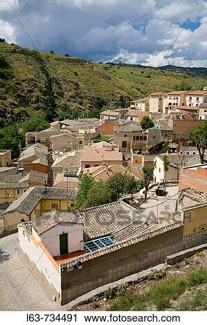 Stock Image - Tajo riverside, Toledo. Castilla-La Mancha, Spain. Fotosearch