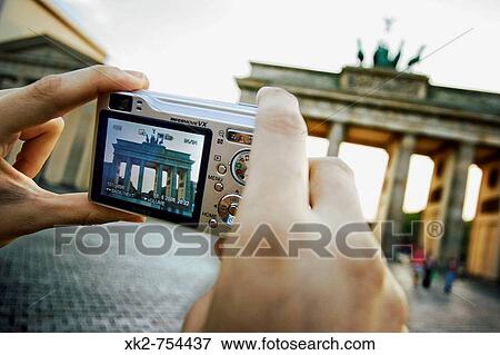 Taking a photo of Brandenburg Gate, Berlin, Germany View Large Photo Image Stock Photo - Taking a photo of Brandenburg Gate, Berlin, Germany. Fotosearch