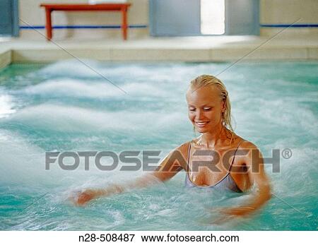 Stock Photo - Talasoterapia. Deluxe hotel Byblos on the Costa del Sol. MBlaga. Spain.. Fotosearch