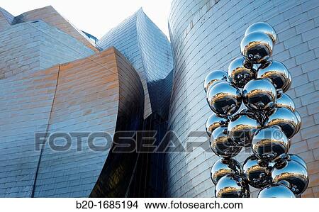 Tall Tree & The Eye, sculpture by Anish Kapoor, Guggenheim Museum, Abandoibarra, Bilbao, Bizkaia, Basque Country, Spain View Large Photo Image Picture - Tall Tree & The Eye, sculpture by Anish Kapoor, Guggenheim Museum, Abandoibarra, Bilbao, Bizkaia, Basque Country, Spain. Fotosearch