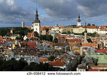 Stock Image - Tallinn, Estonie, pays balte, europe du nord. Fotosearch