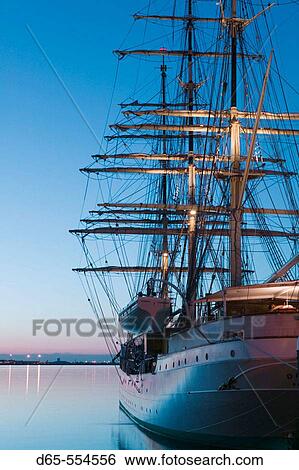 Tallship? Danmark?, Rowes Wharf, Boston harbor, Massachusetts. USA. View Large Photo Image Stock Photograph - Tallship? Danmark?, Rowes Wharf, Boston harbor, Massachusetts. USA.. Fotosearch