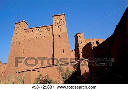 Tamnougalt ksar castle. Draa valley. Morocco View Large Photo Image Stock Photo - Tamnougalt ksar castle. Draa valley. Morocco. Fotosearch