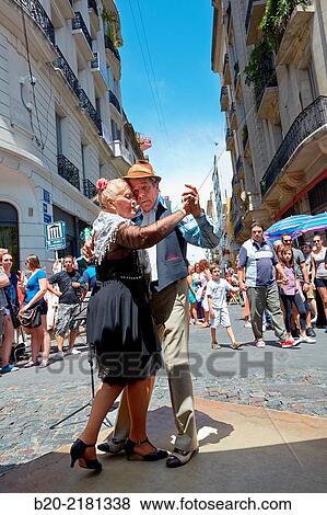 Stock Photo - Tango. San Telmo. Buenos Aires. Argentina.. Fotosearch