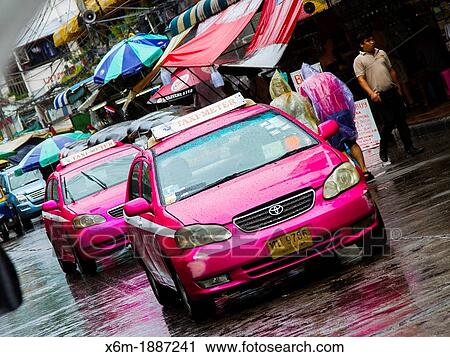 Taxi Khao San street Bangkok Thailand View Large Photo Image Stock Image - Taxi Khao San street Bangkok Thailand. Fotosearch