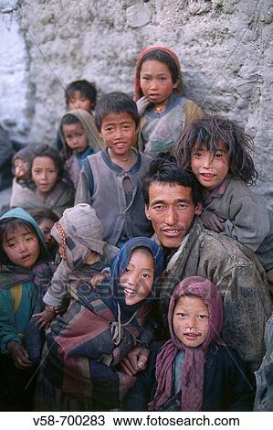 Te village Mustang Nepal View Large Photo Image Stock Image - Te village Mustang Nepal. Fotosearch