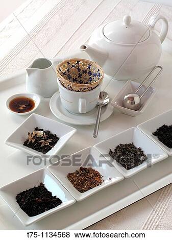 Tea and infusions View Large Photo Image Stock Photo - Tea and infusions. Fotosearch