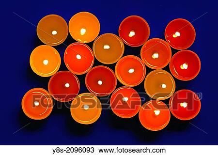 Tea Lights. View Large Photo Image Stock Image - Tea Lights.. Fotosearch