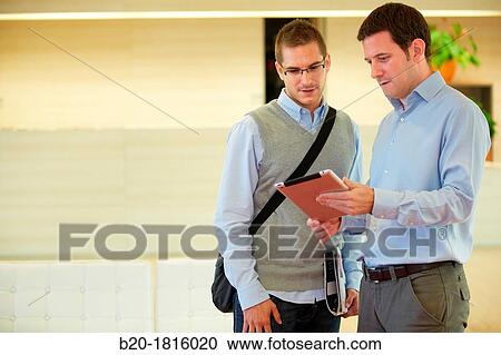 Stock Image - Team of business executives, Meeting, Innovation Strategies, Tecnalia Research & Innovation, Basque Country, Spain. Fotosearch