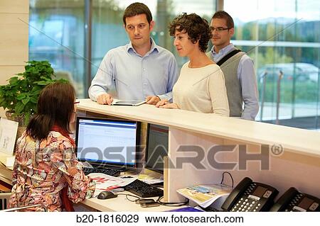 Team of business executives, Office reception, Innovation Strategies, Tecnalia Research & Innovation, Basque Country, Spain View Large Photo Image Stock Photo - Team of business executives, Office reception, Innovation Strategies, Tecnalia Research & Innovation, Basque Country, Spain. Fotosearch