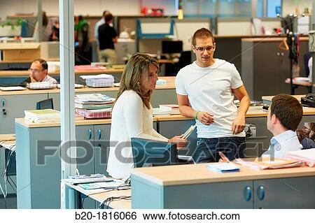 Stock Photograph - Team of business executives, Office, Innovation Strategies, Tecnalia Research & Innovation, Basque Country, Spain. Fotosearch