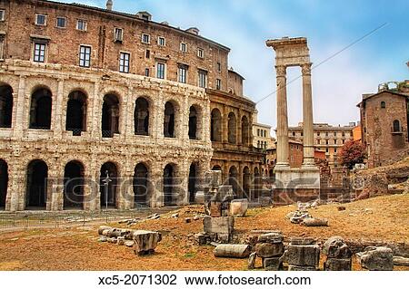 Stock Image - Teatro di Marcello, Rome, Italy. Fotosearch