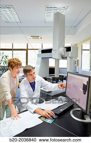 Technical analysis of the measurement of a piece as CMM. Coordinate Measuring Machine. Measurement consultancy service with customer parts. Innovative Metrology applied. Sariki Metrology. Elgoibar. Gipuzkoa. Basque Country. Spain. View Large Photo Image Stock Image - Technical analysis of the measurement of a piece as CMM. Coordinate Measuring Machine. Measurement consultancy service with customer parts. Innovative Metrology applied. Sariki Metrology. Elgoibar. Gipuzkoa. Basque Country. Spain.. Fotosearch