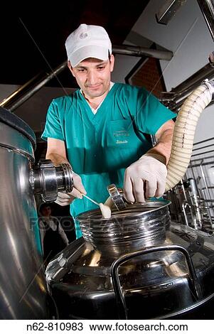 Stock Image - technical monitoring food quality. Fotosearch