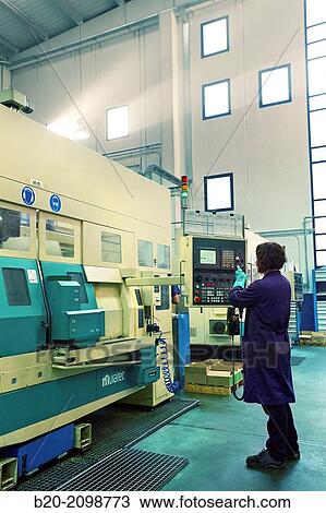 Technician CNC control. Area automated CNC lathes. Machined Indecober. Machining of precision parts in series. Automotive industry. Berriz. Bizkaia. Basque Country. Spain. View Large Photo Image Stock Image - Technician CNC control. Area automated CNC lathes. Machined Indecober. Machining of precision parts in series. Automotive industry. Berriz. Bizkaia. Basque Country. Spain.. Fotosearch