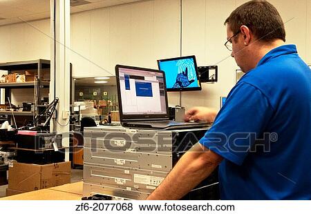 technician testing remote servers for computer IT company for shipment or repair. View Large Photo Image Stock Photo - technician testing remote servers for computer IT company for shipment or repair.. Fotosearch