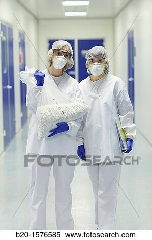 Technicians with drug samples, Clean room, Pharmaceutical plant, Drug manufacturing plant, Research Center, Pharmacy, Area Health, Tecnalia Research & Innovation, Araba Technology Park, Miano, Basque Country, Spain View Large Photo Image Stock Photography - Technicians with drug samples, Clean room, Pharmaceutical plant, Drug manufacturing plant, Research Center, Pharmacy, Area Health, Tecnalia Research & Innovation, Araba Technology Park, Miano, Basque Country, Spain. Fotosearch